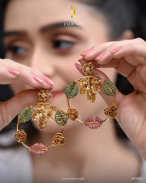 Gold Plated Lovesome Earrings